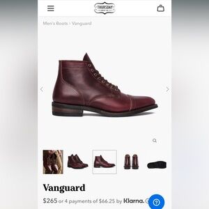 Premium Thursday Vanguard Boots